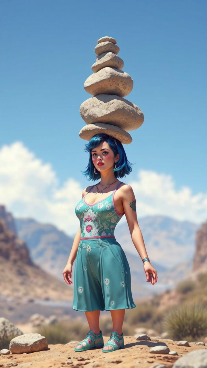 Katy Perry with stacked