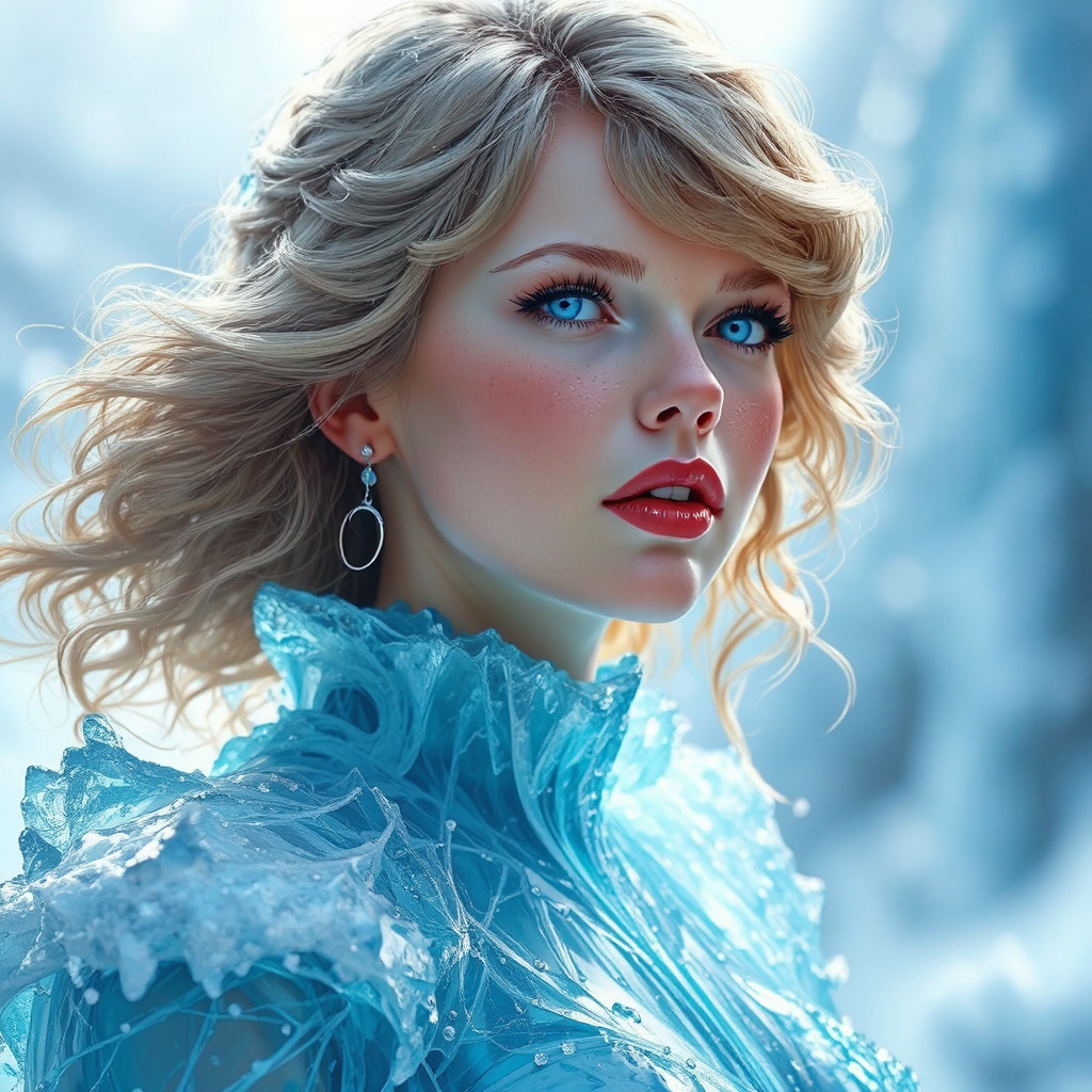 Taylor Swift as ice