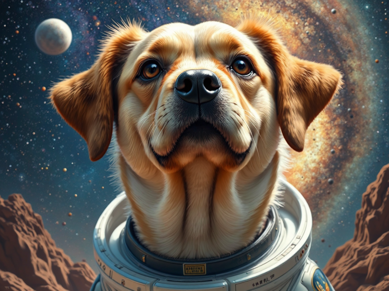 Digital portrait of anthropomorphic