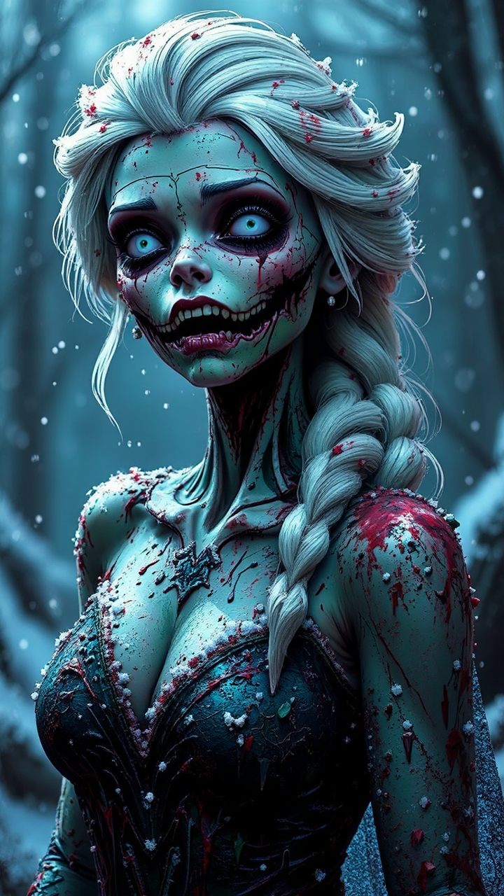 Frozen zombie pop music