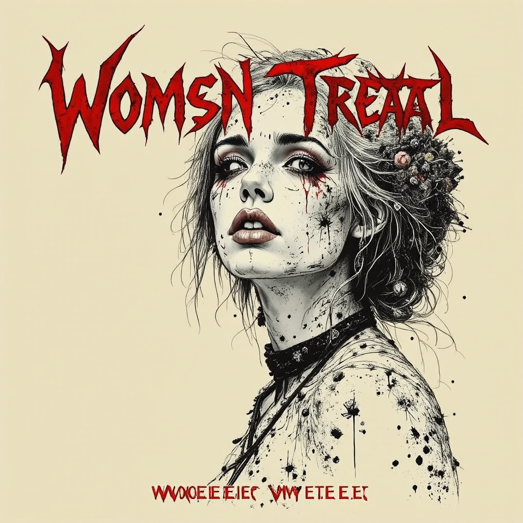 Woman holding a trash