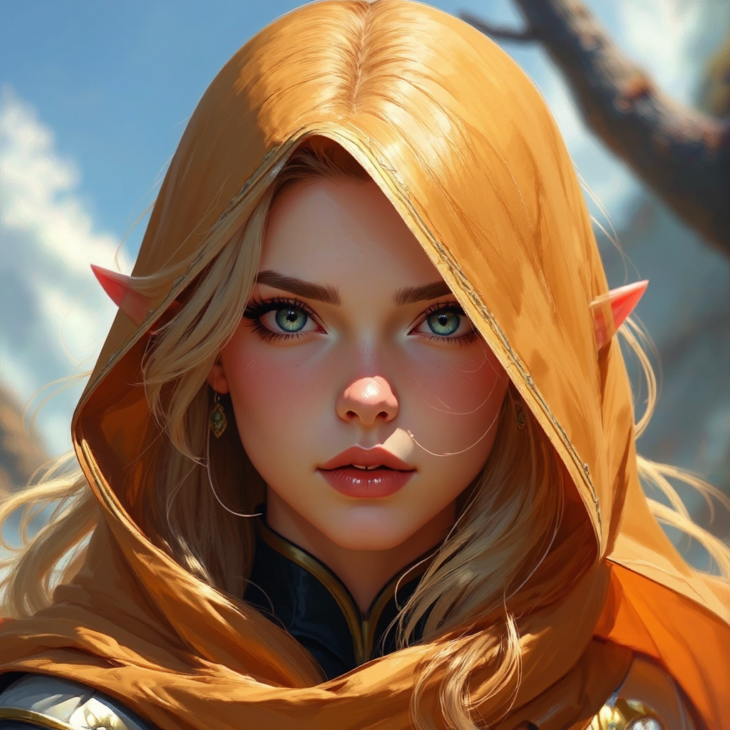 Digital portrait of a