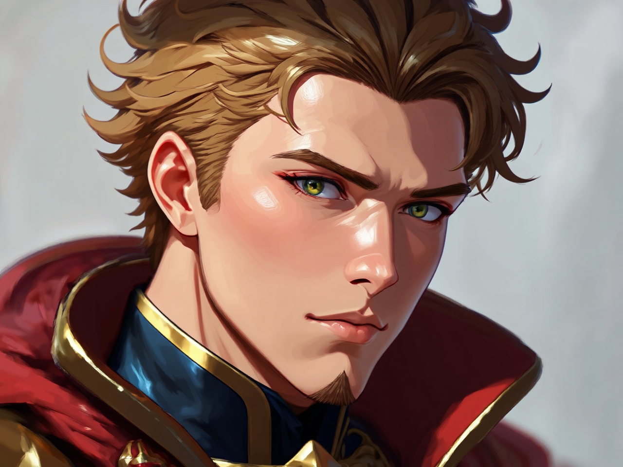 Digital portrait of Napoleon