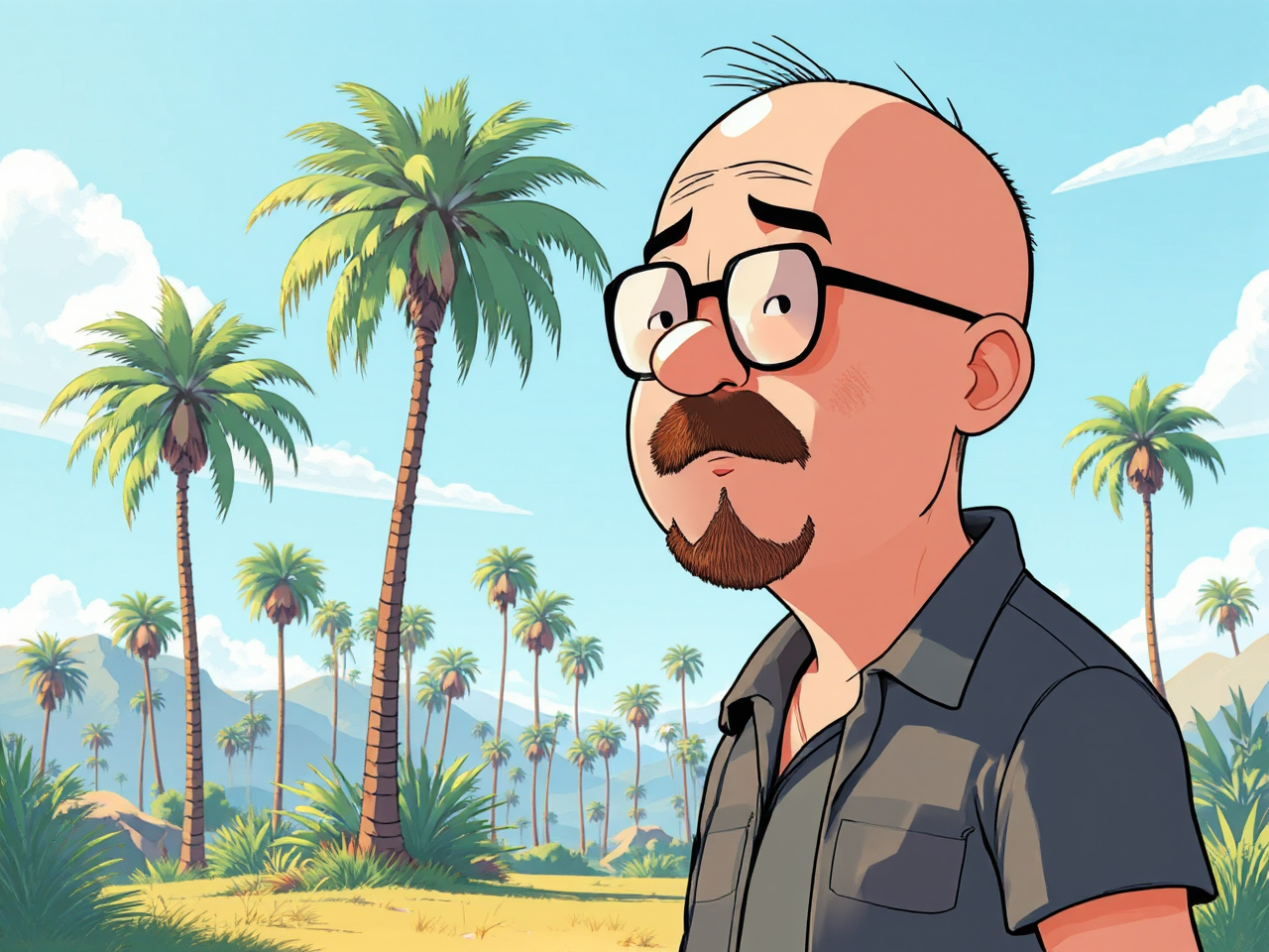 Clean cel shaded vector