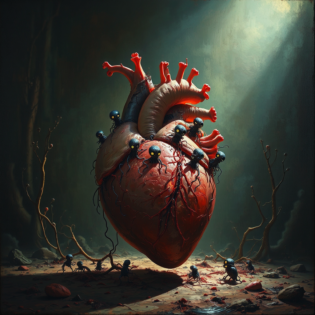 Microscopic creatures inside human