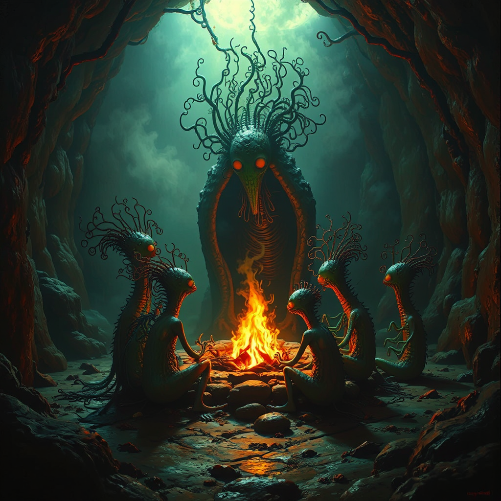 Plankton sit around a