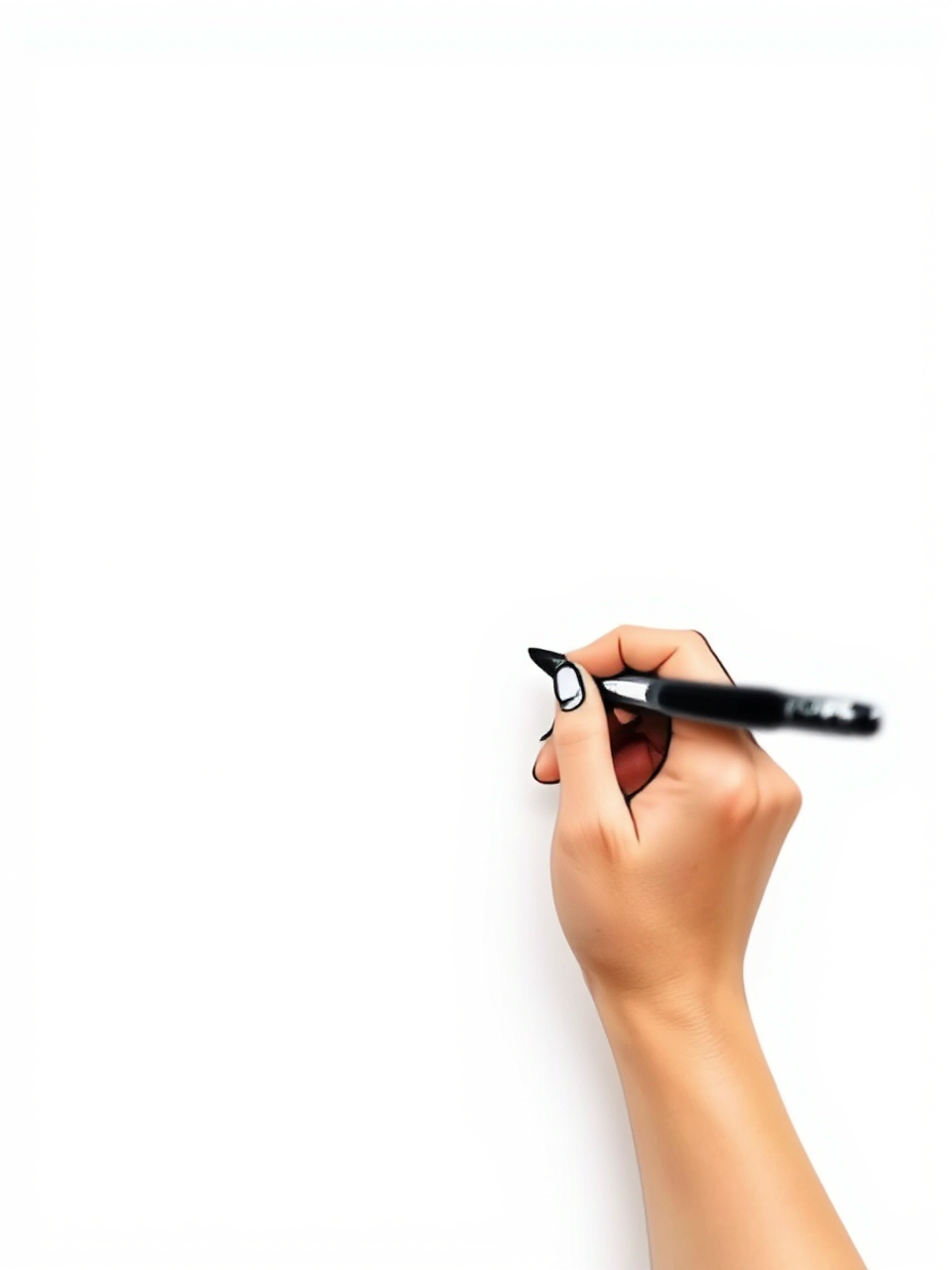 Hands drawn in doodle