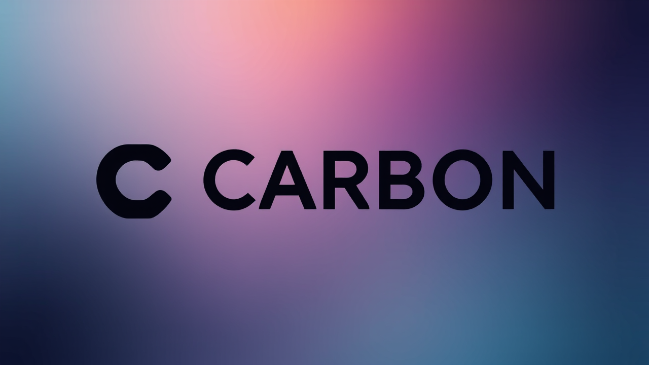 Carbon logo with a