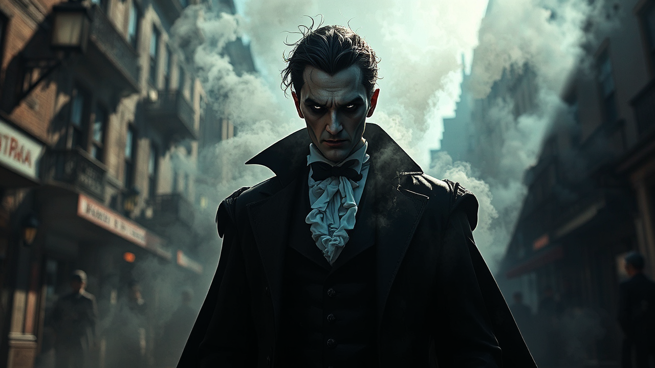 Vampire in Victorian urban