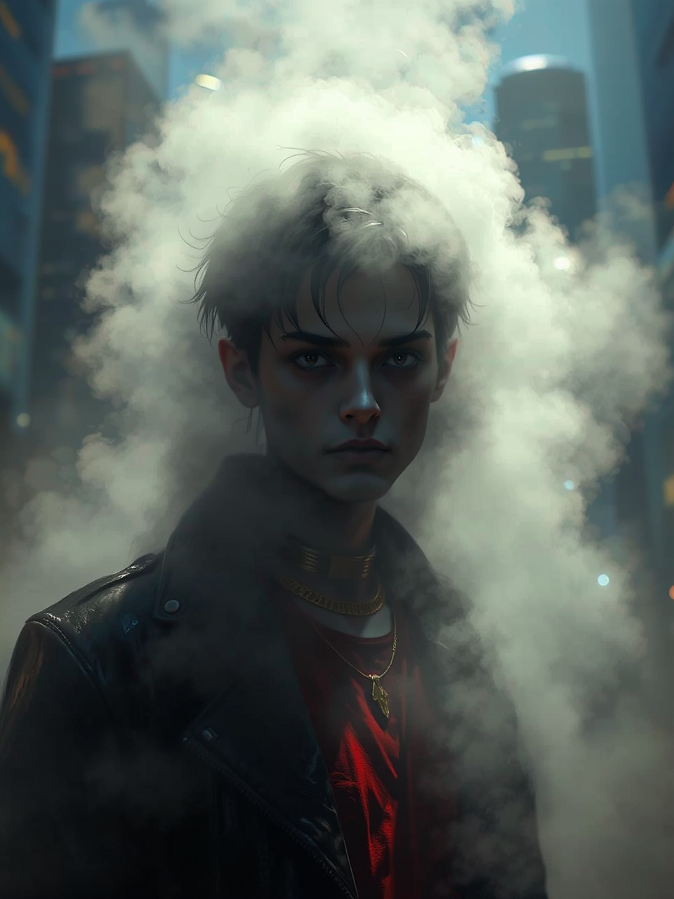 Vampire in modern city