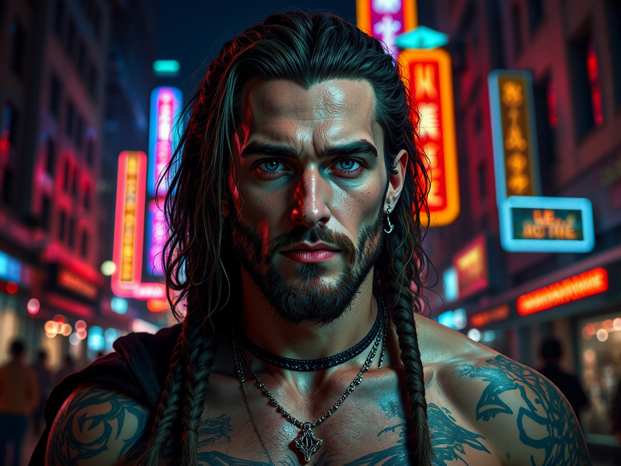 Male Greek vampire in