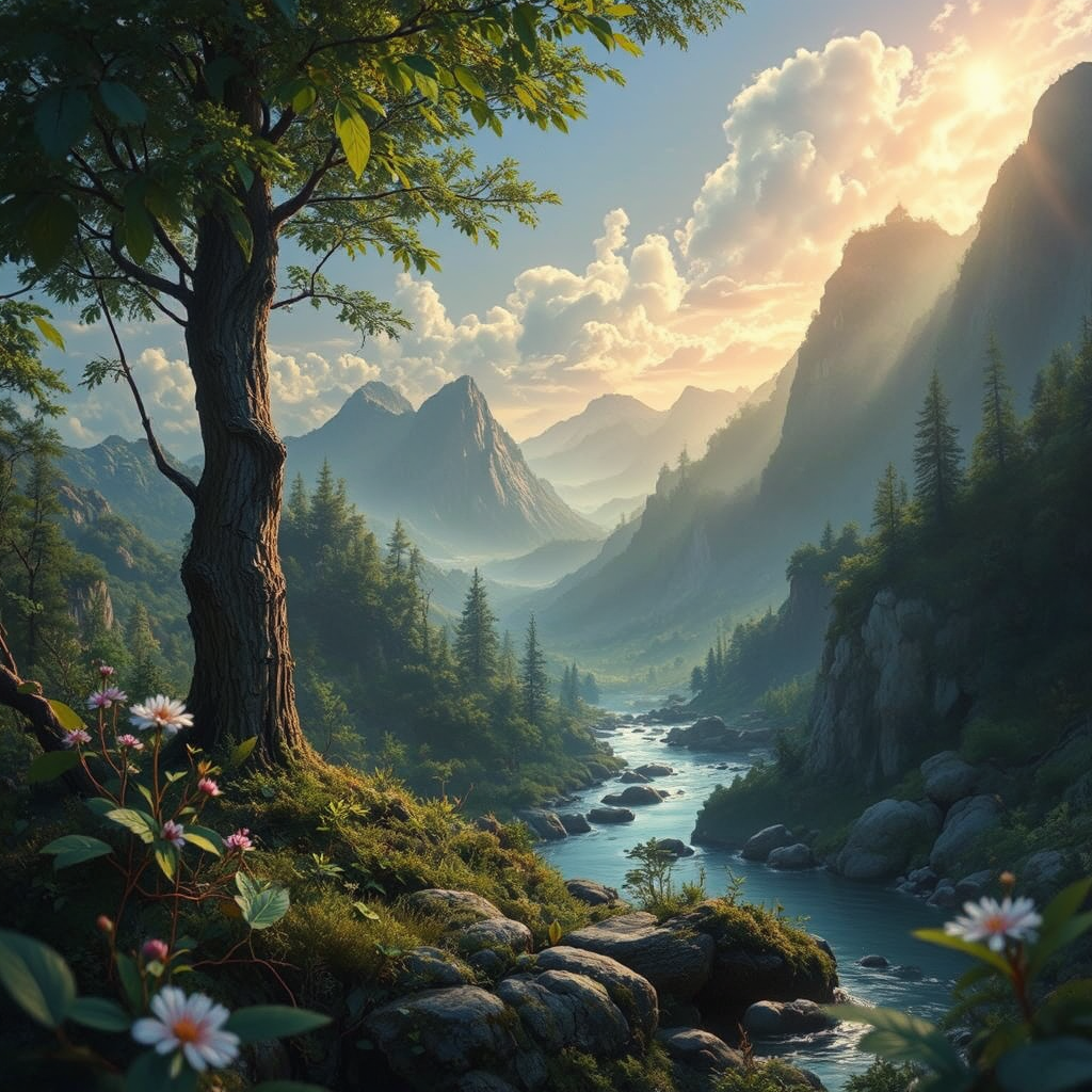 Incredibly beautiful natural landscape