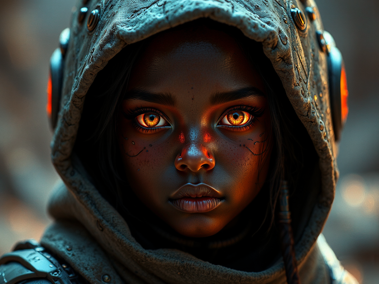 Teenage girl with prosthetic