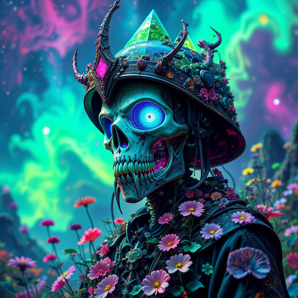 A psychedelic portrait of