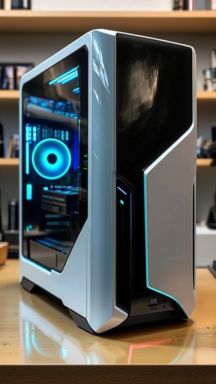 Compact, sleek, futuristic gaming