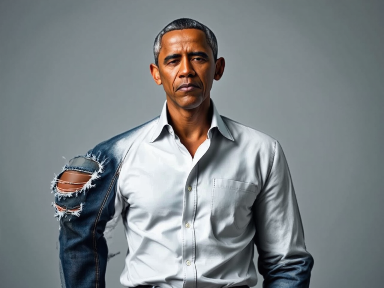Barack Obama in casual