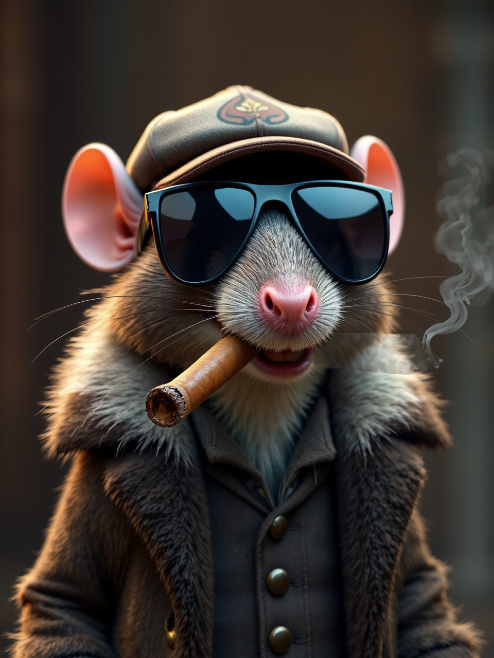 Anthropomorphic rat in a