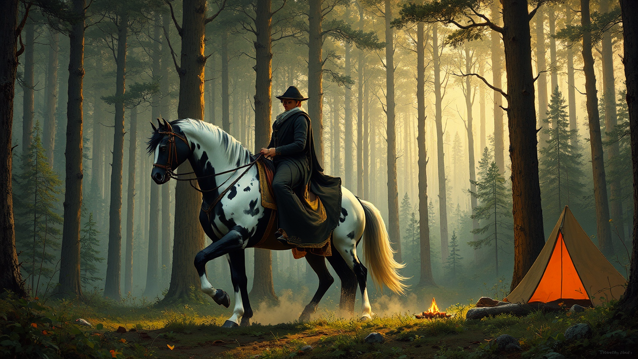 Man in jodhpurs riding