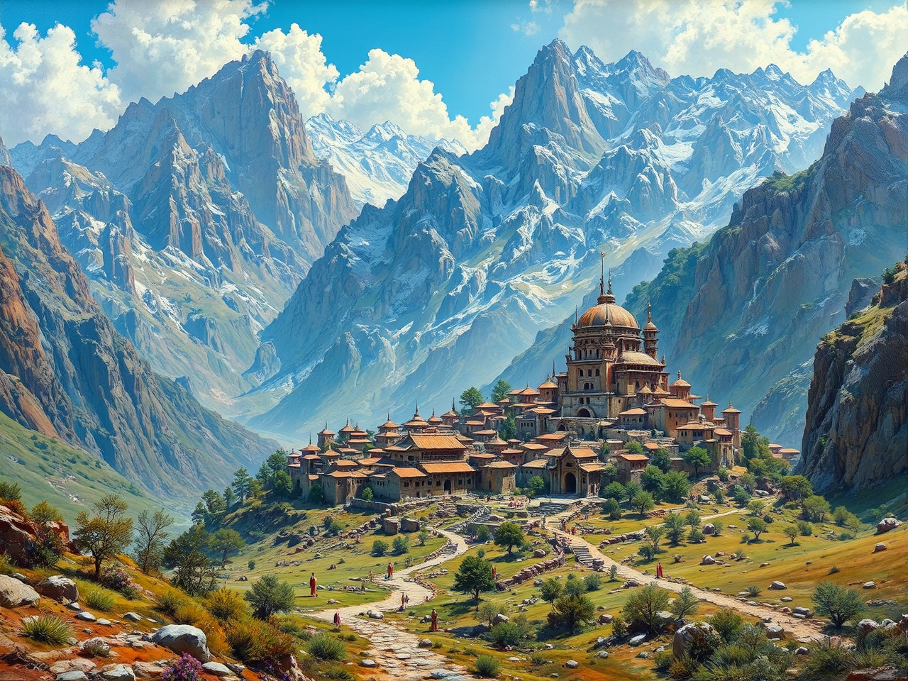 Hyper-realistic oil painting of