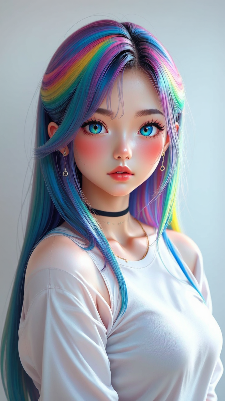 A beautiful symmetrical anime