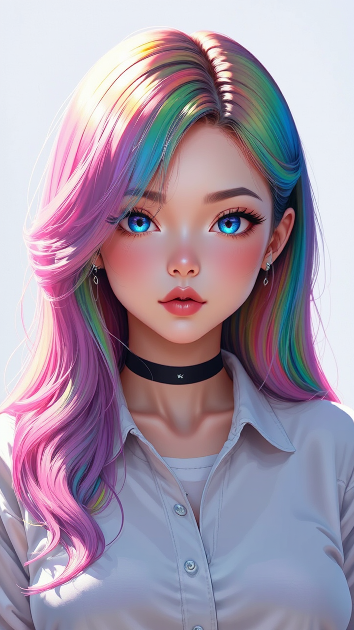 A beautiful symmetrical anime