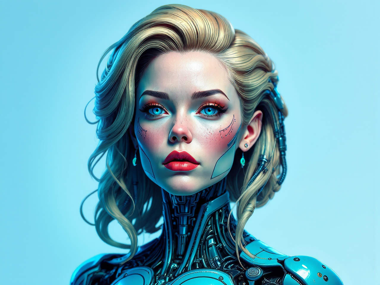 Portrait of a beautiful