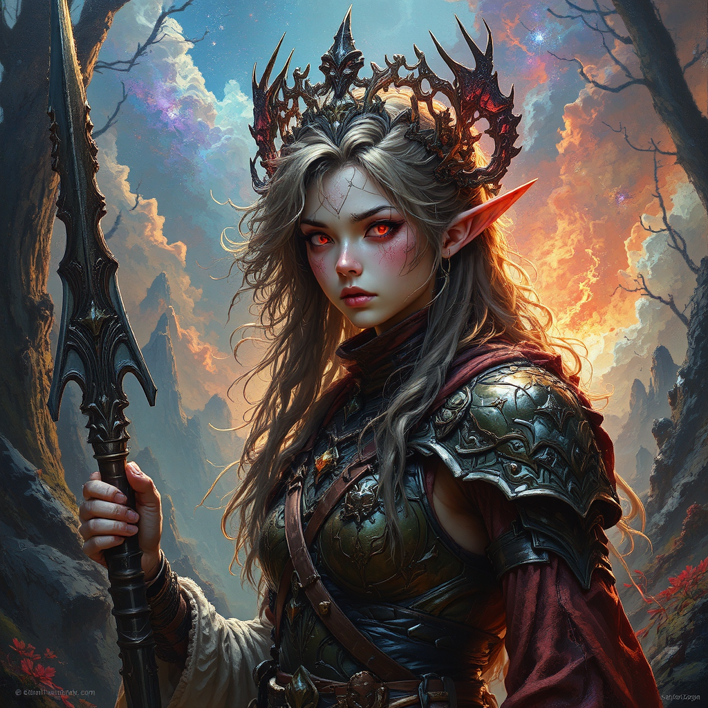 Human in a fantastical