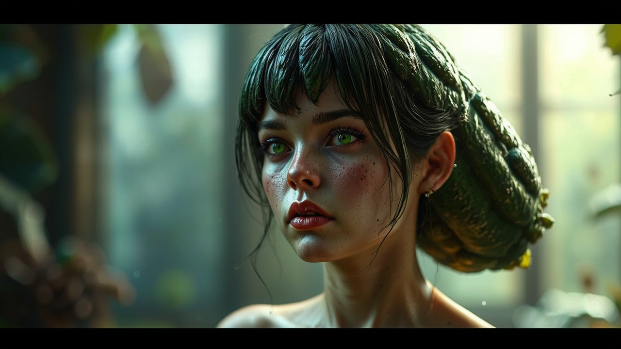 Hyper detailed cucumber biohazard