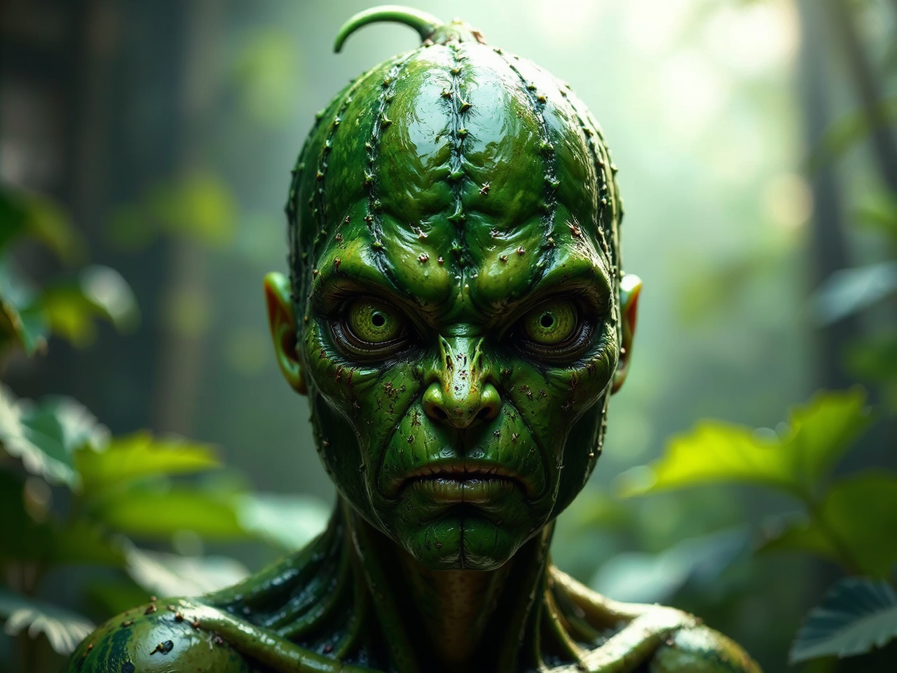 Detailed digital art of