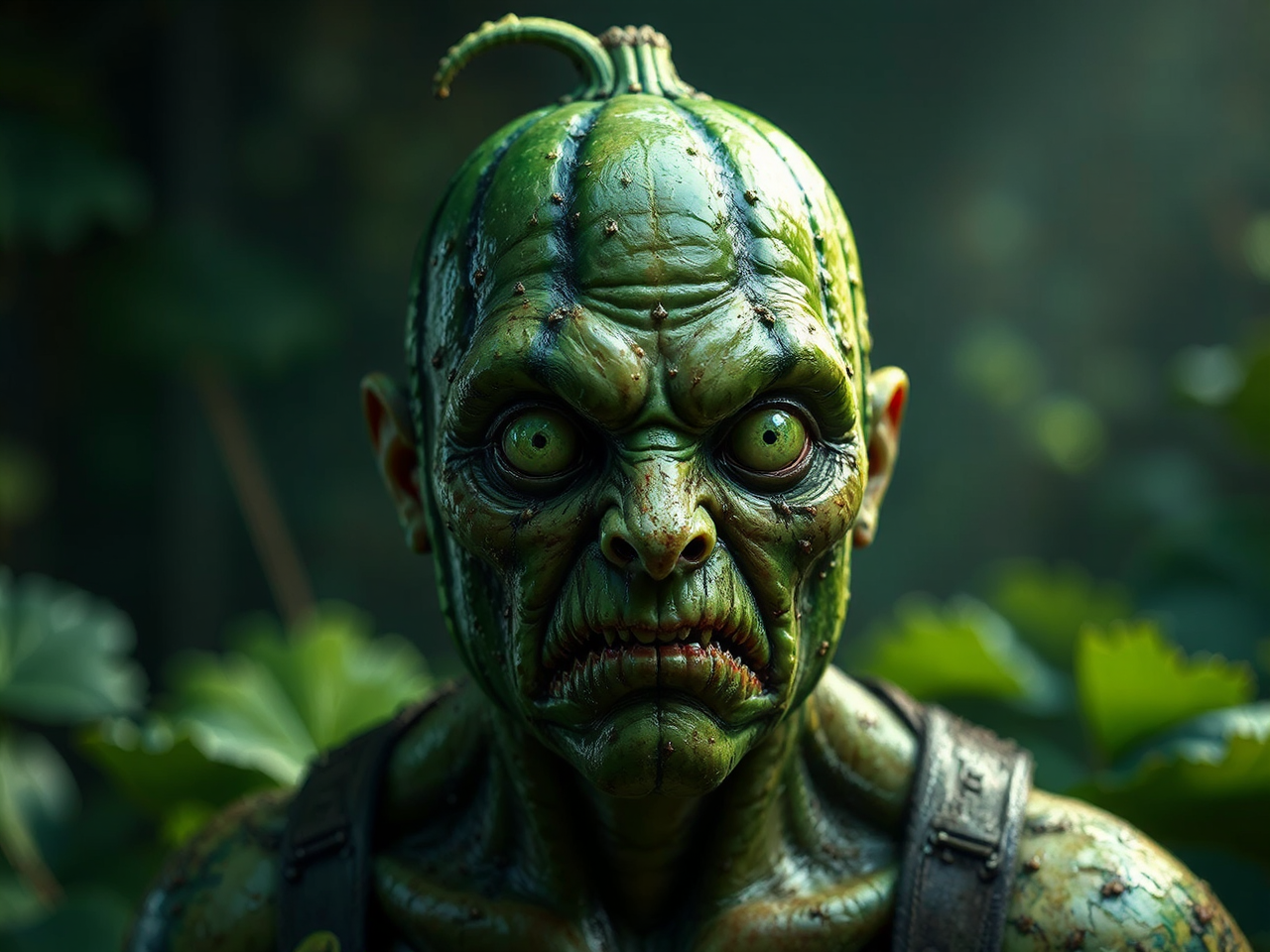 Cucumber mutant with biohazard