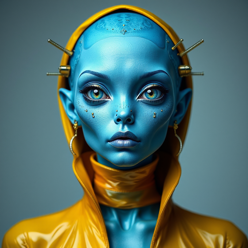 Alien woman in plutonium