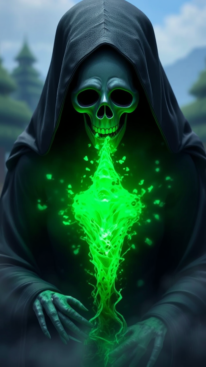 Grim Reaper character in