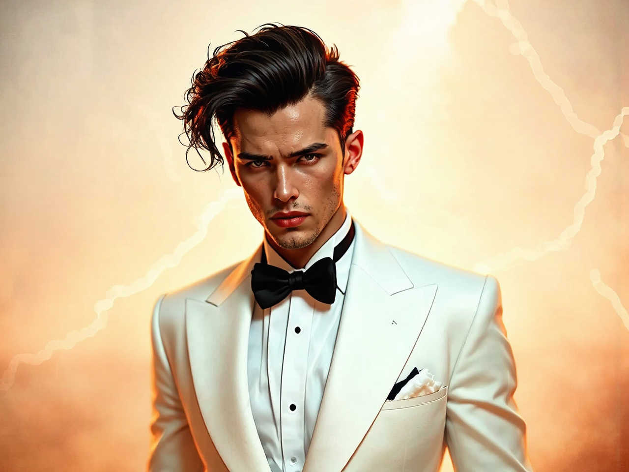 Androgynous woman in a