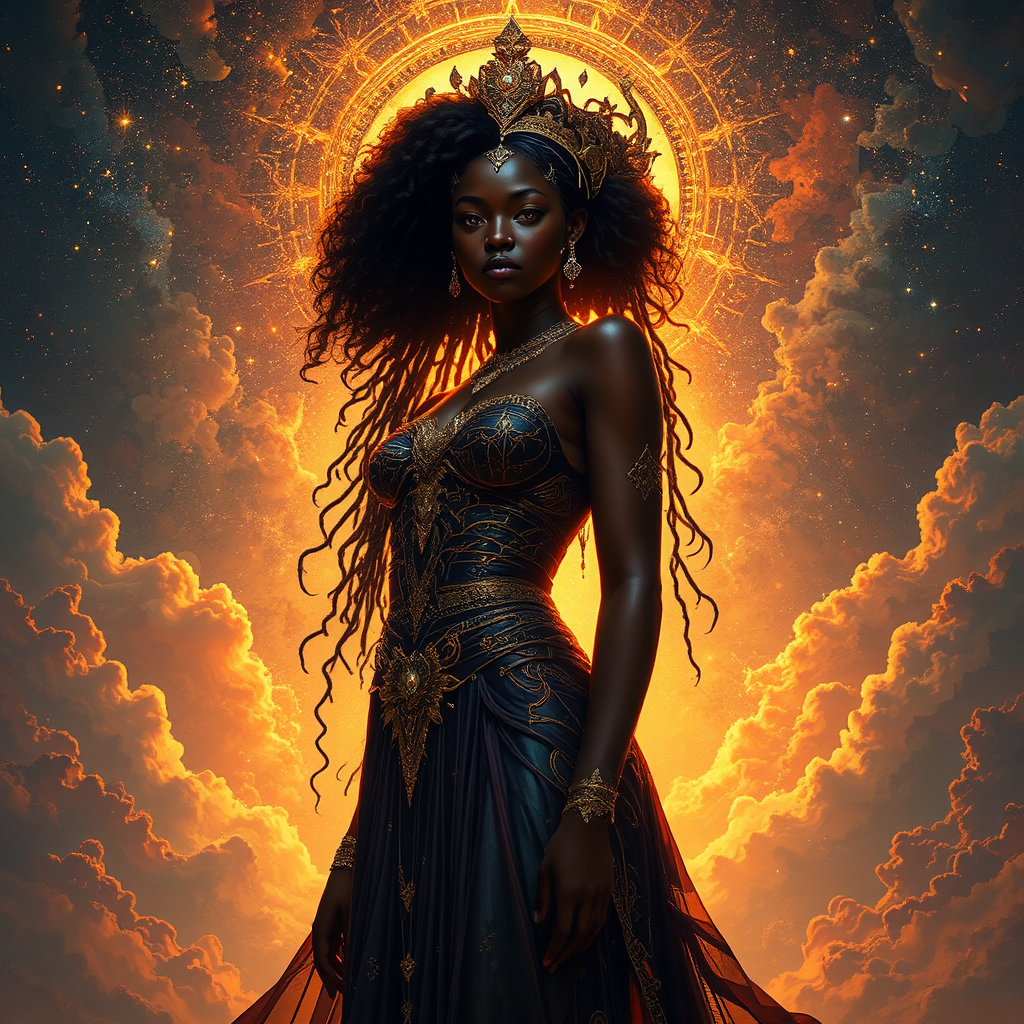 African princess in a