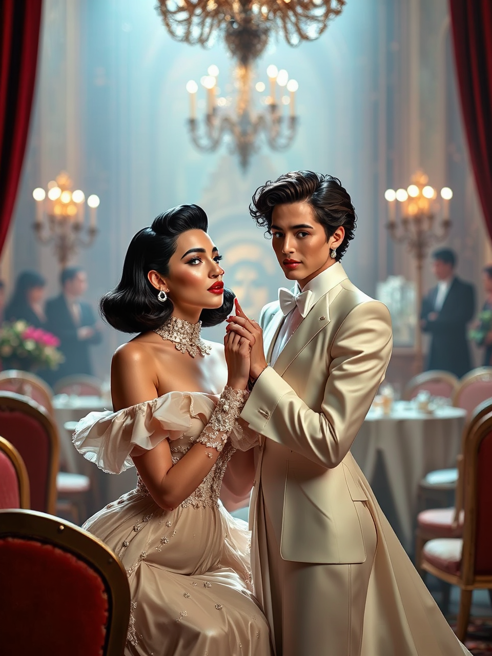 Lady Gaga and Timothée