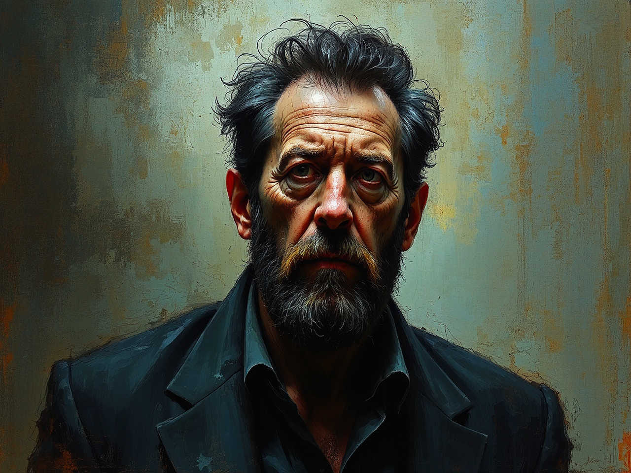 Composer Philip Glass in