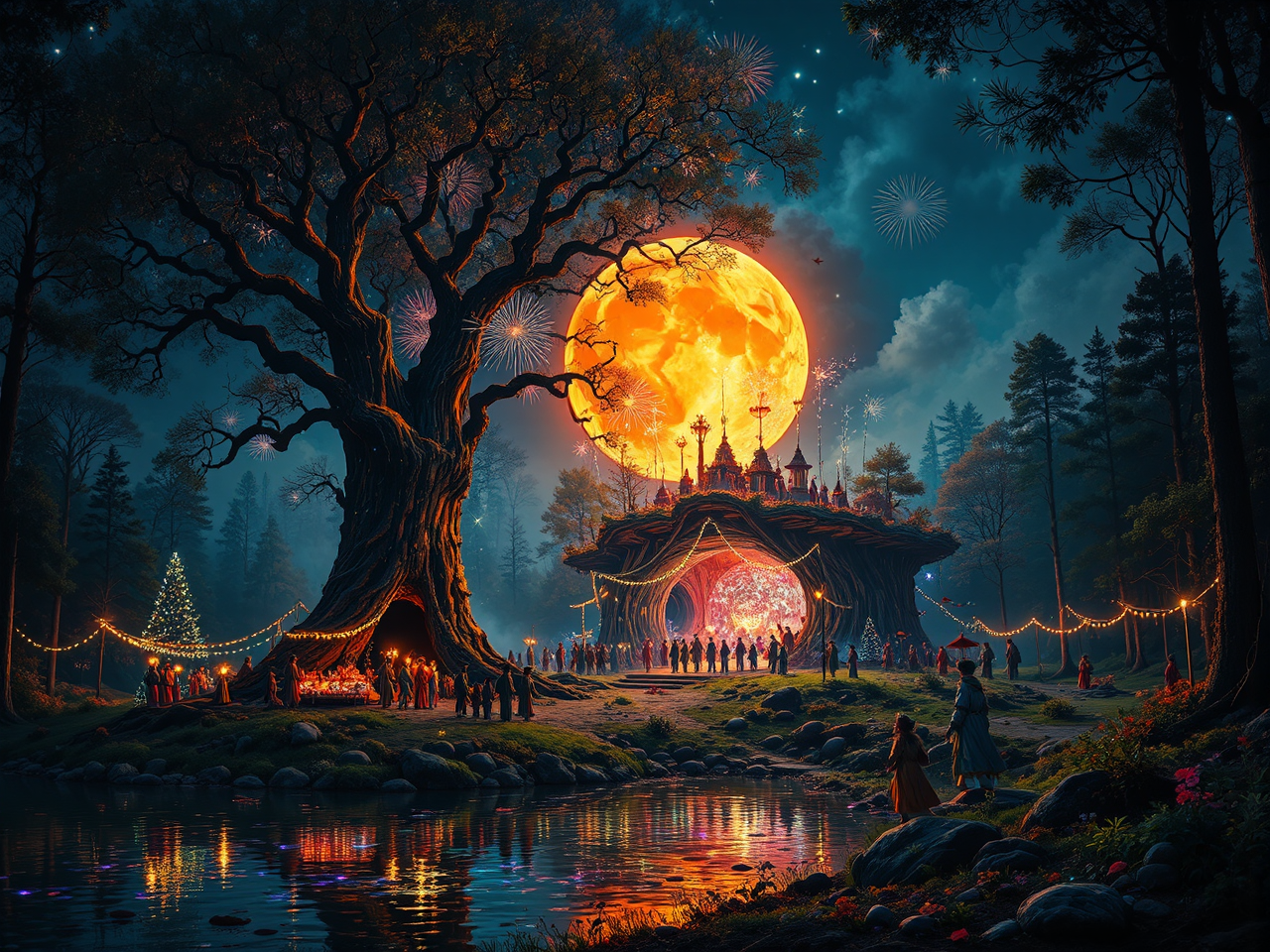 A mystical carnival at