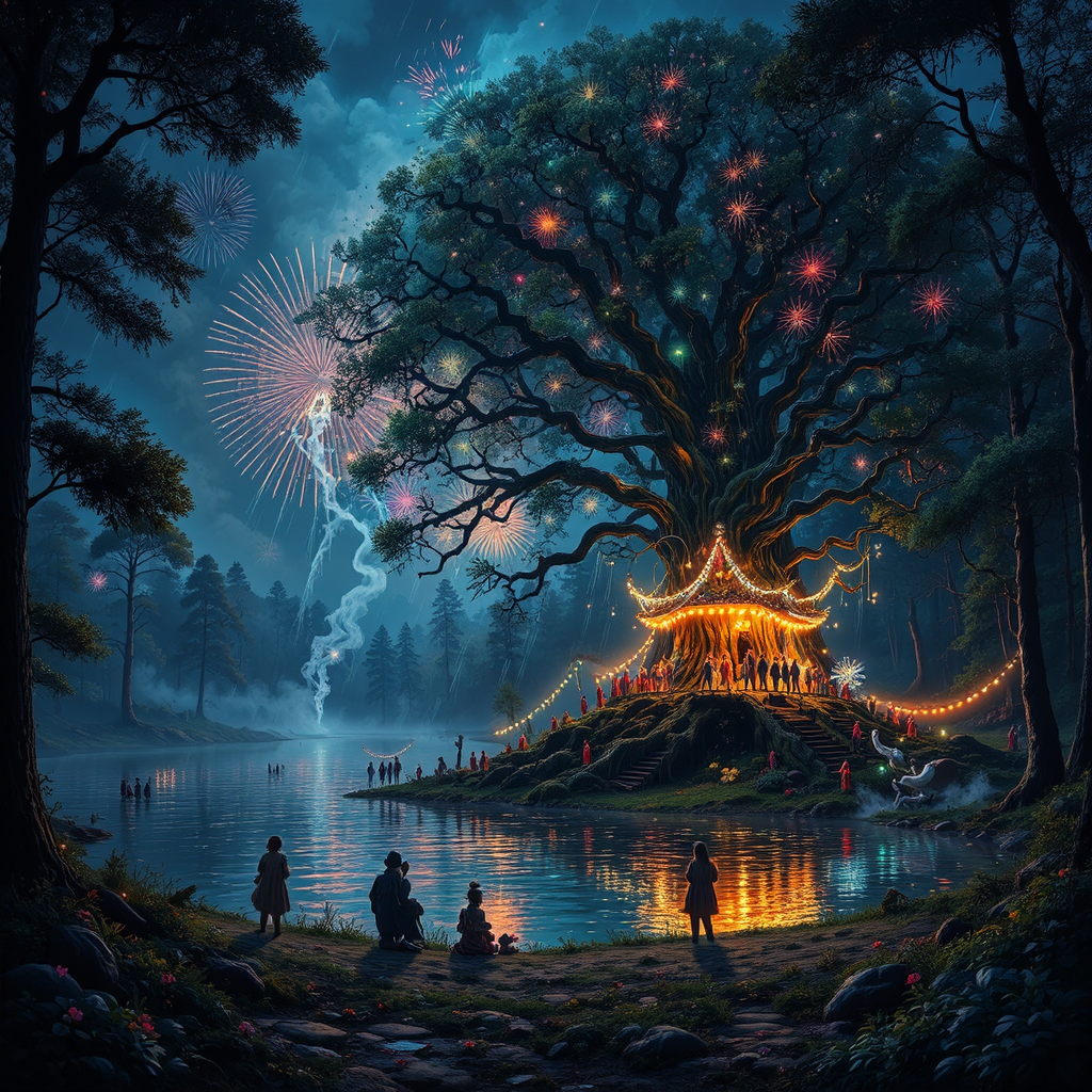 Night carnival by magical