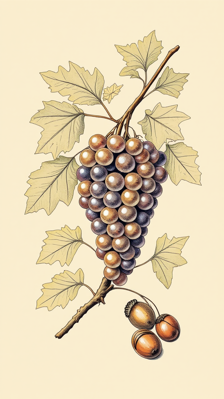 Schematic diagram of oak