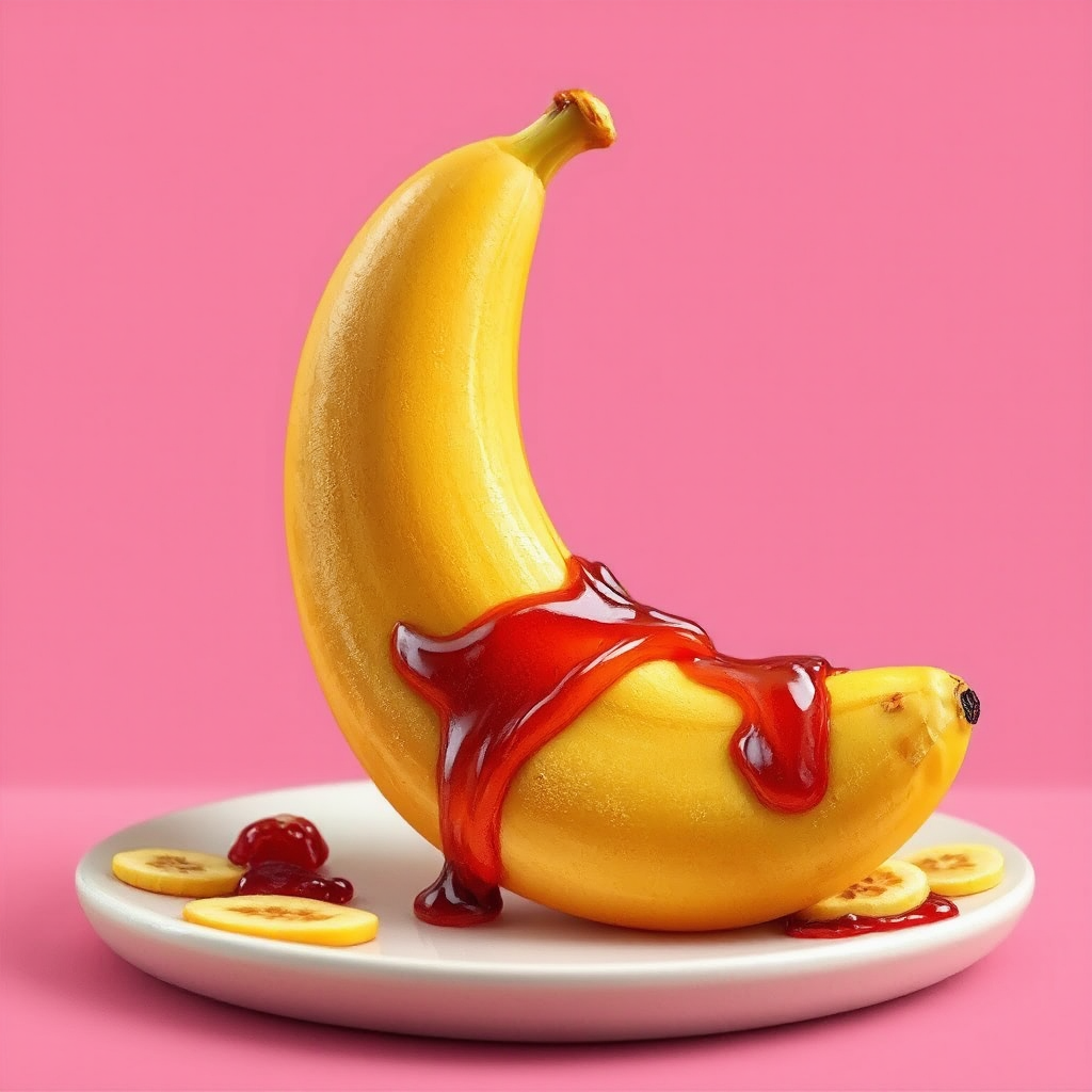 A sandwich featuring peanut