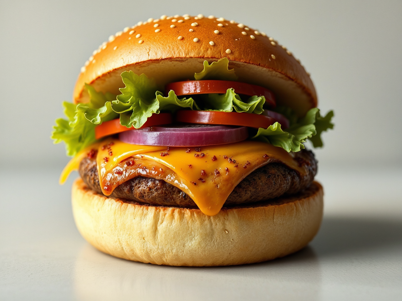 Jerome Moan inside hamburger