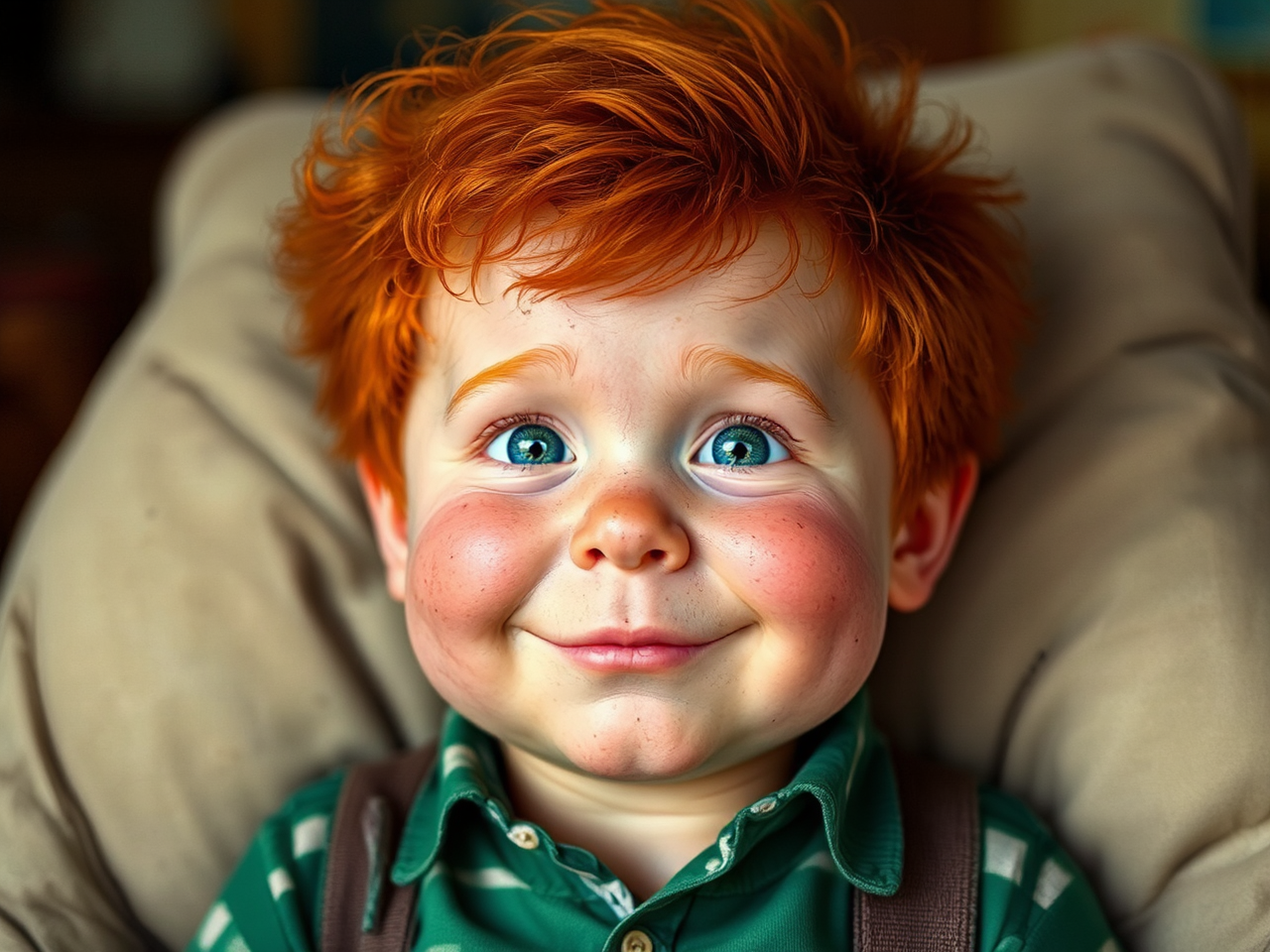 Child between Conan O'Brien