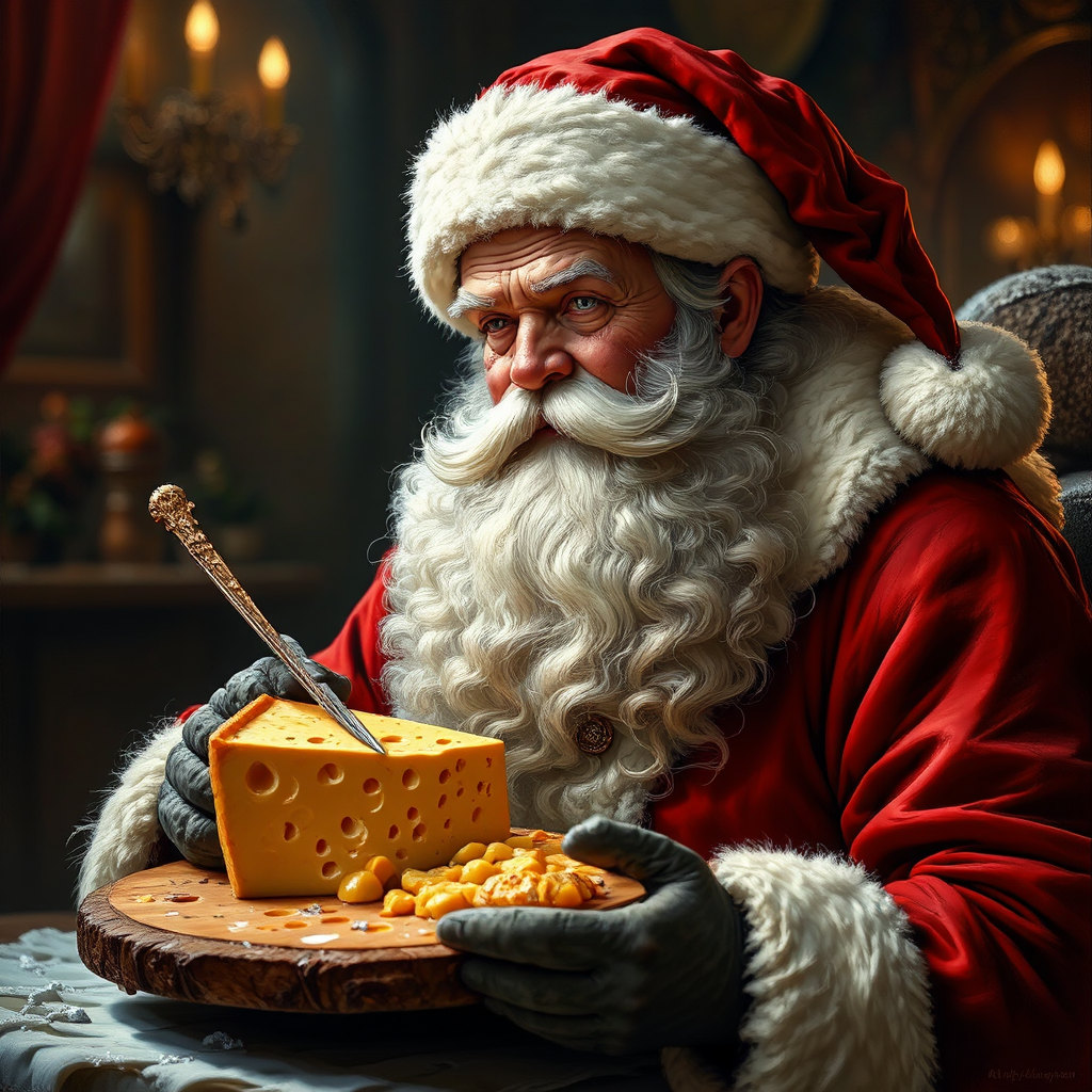 Santa Claus with elaborate