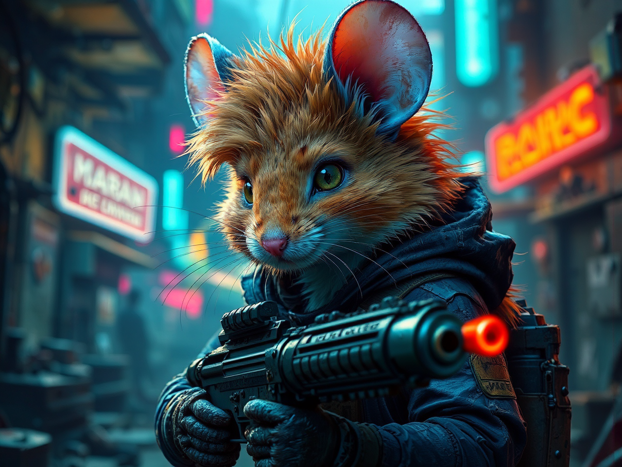 Mouse mechanic with laser