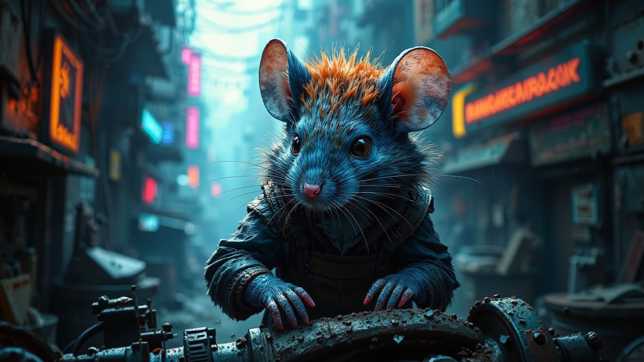 Mouse mechanic in cyberpunk