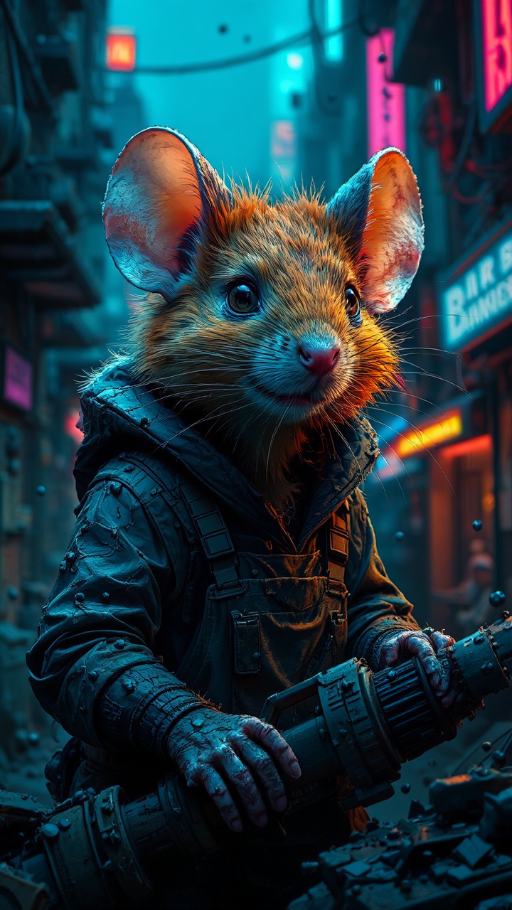 Mouse mechanic in dirty