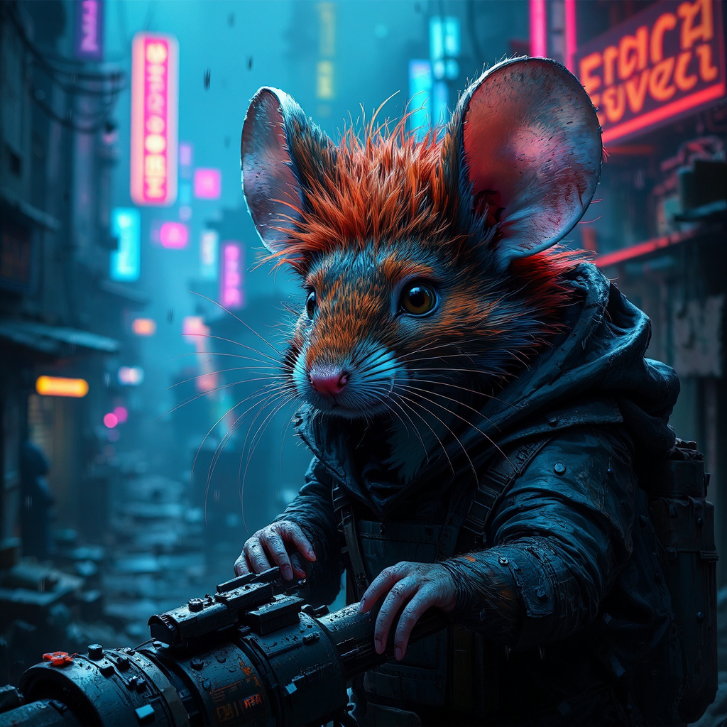 Mouse mechanic in dirty