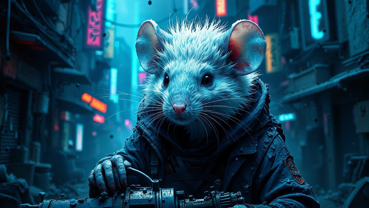 Mouse mechanic in dirty