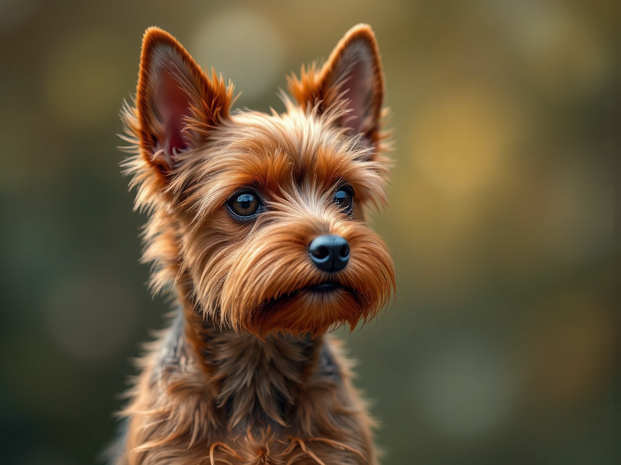 Brown Russian toy terrier