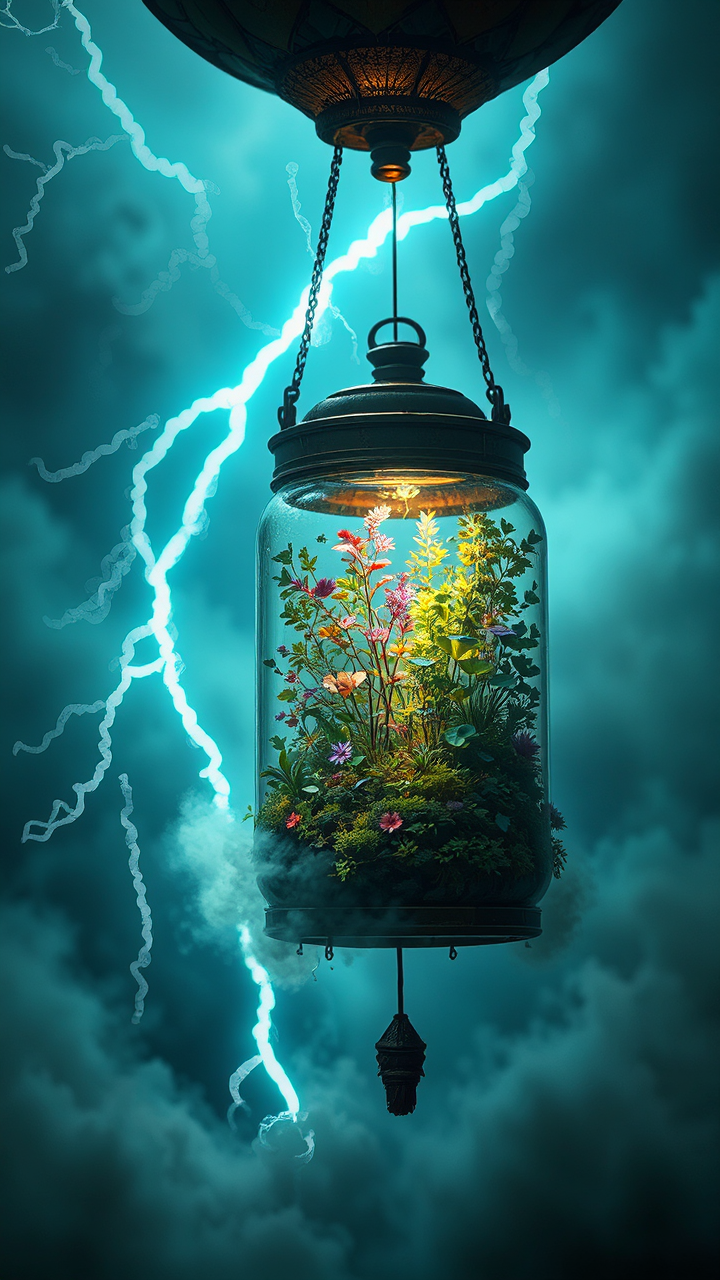 Hot air balloon with